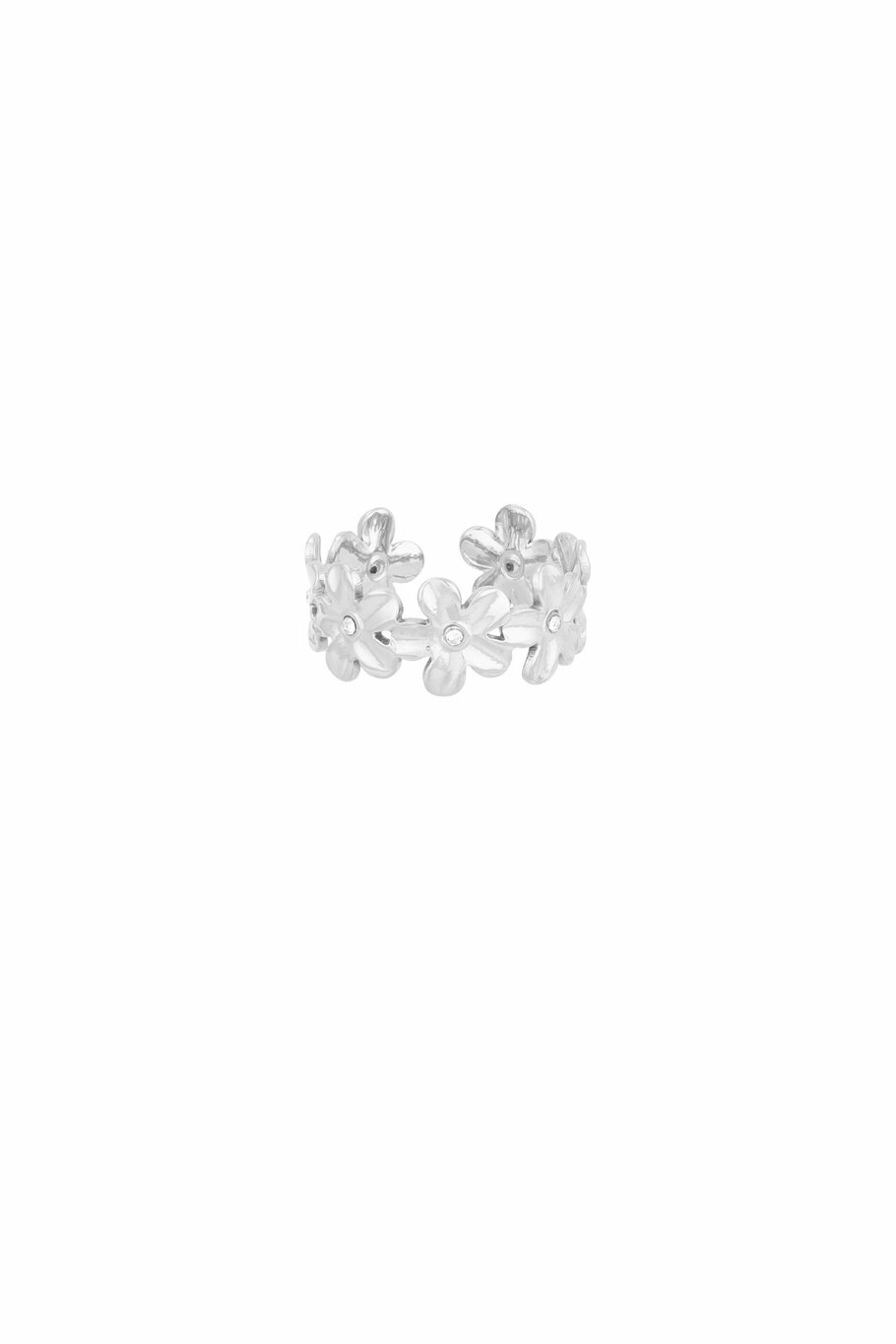 Infinite Flower Ring Silver