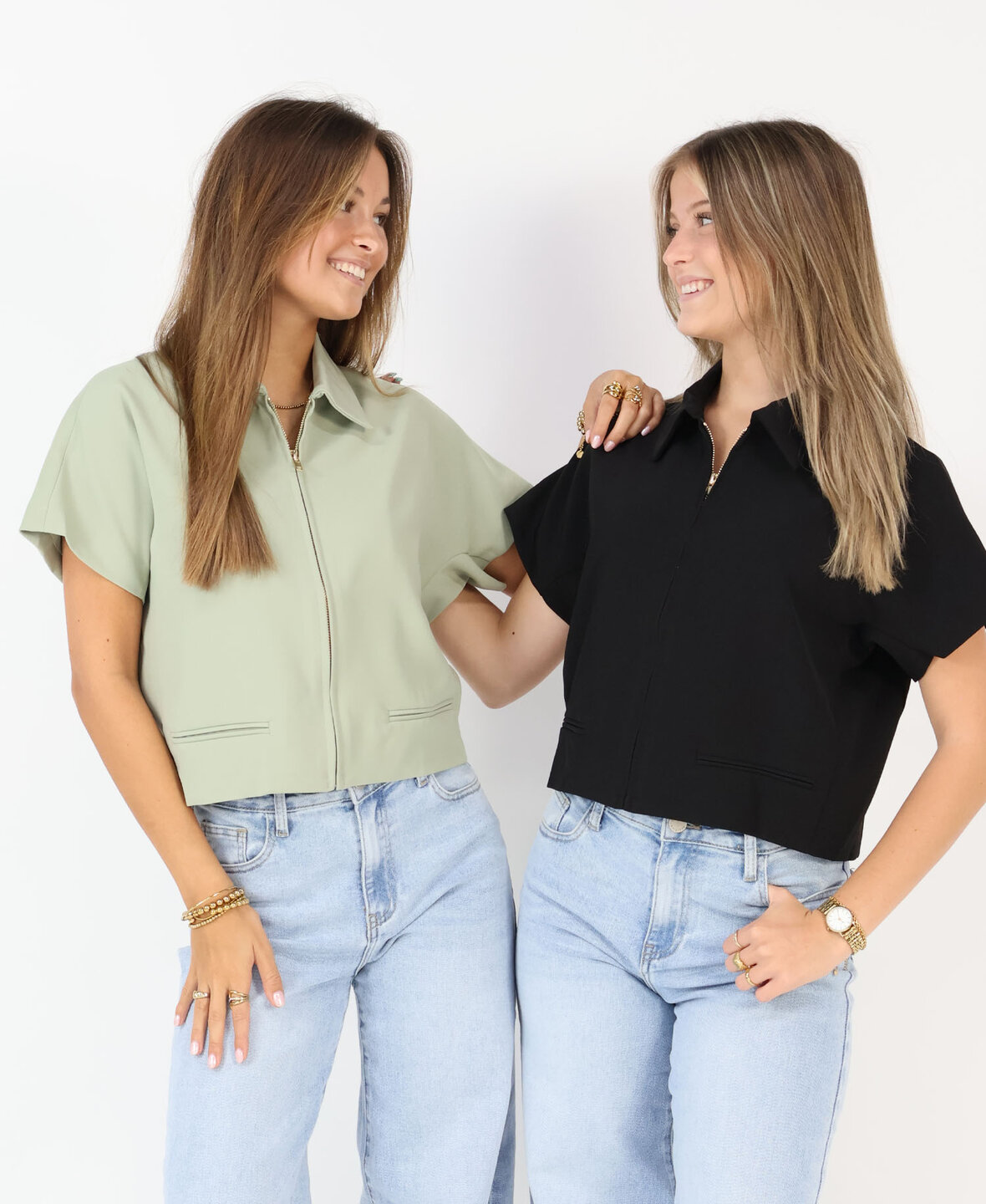 Zipper Top Pistache