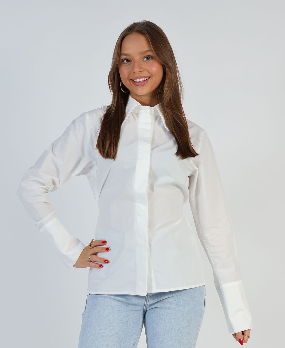 Tied Blouse White