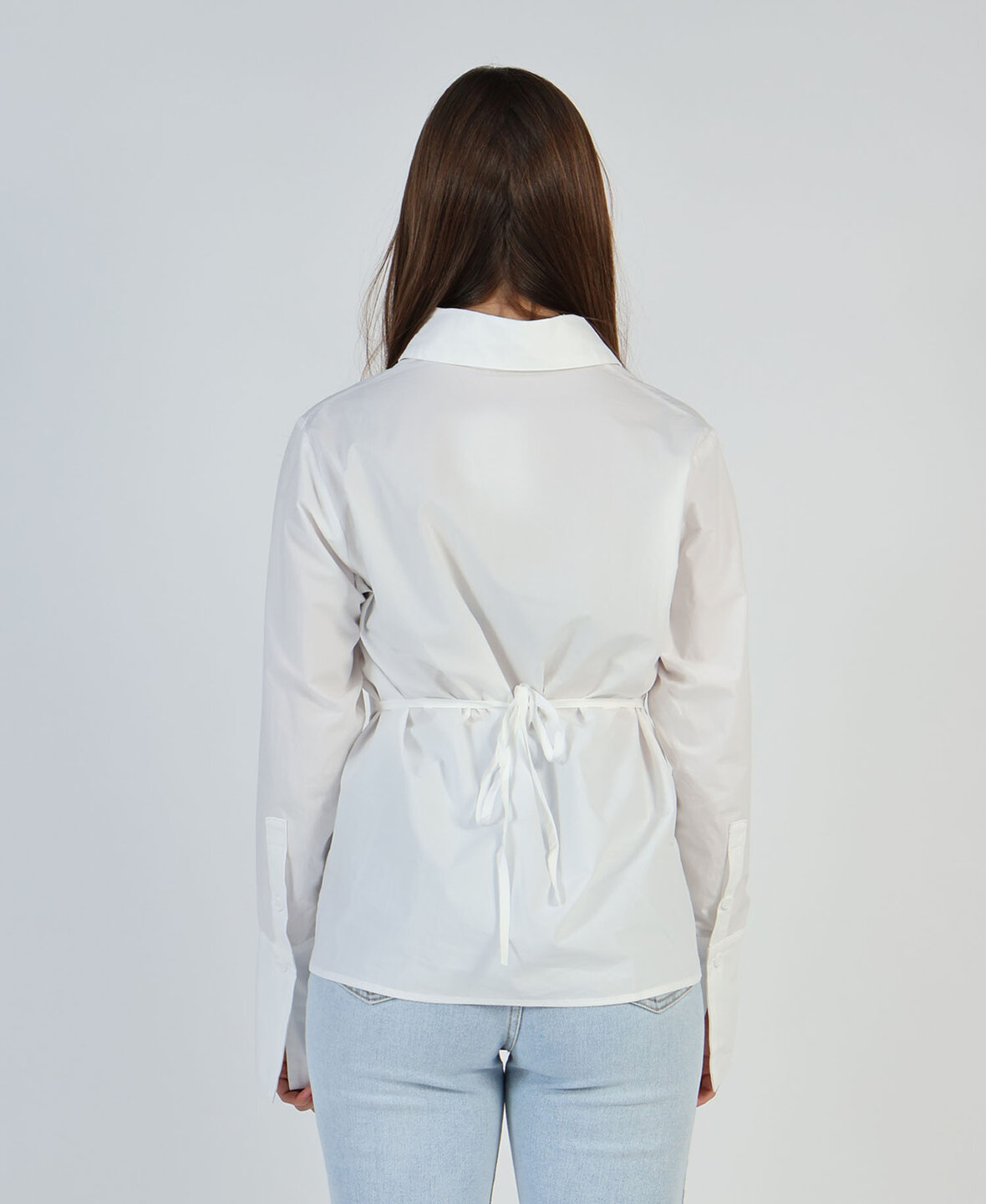 Tied Blouse White