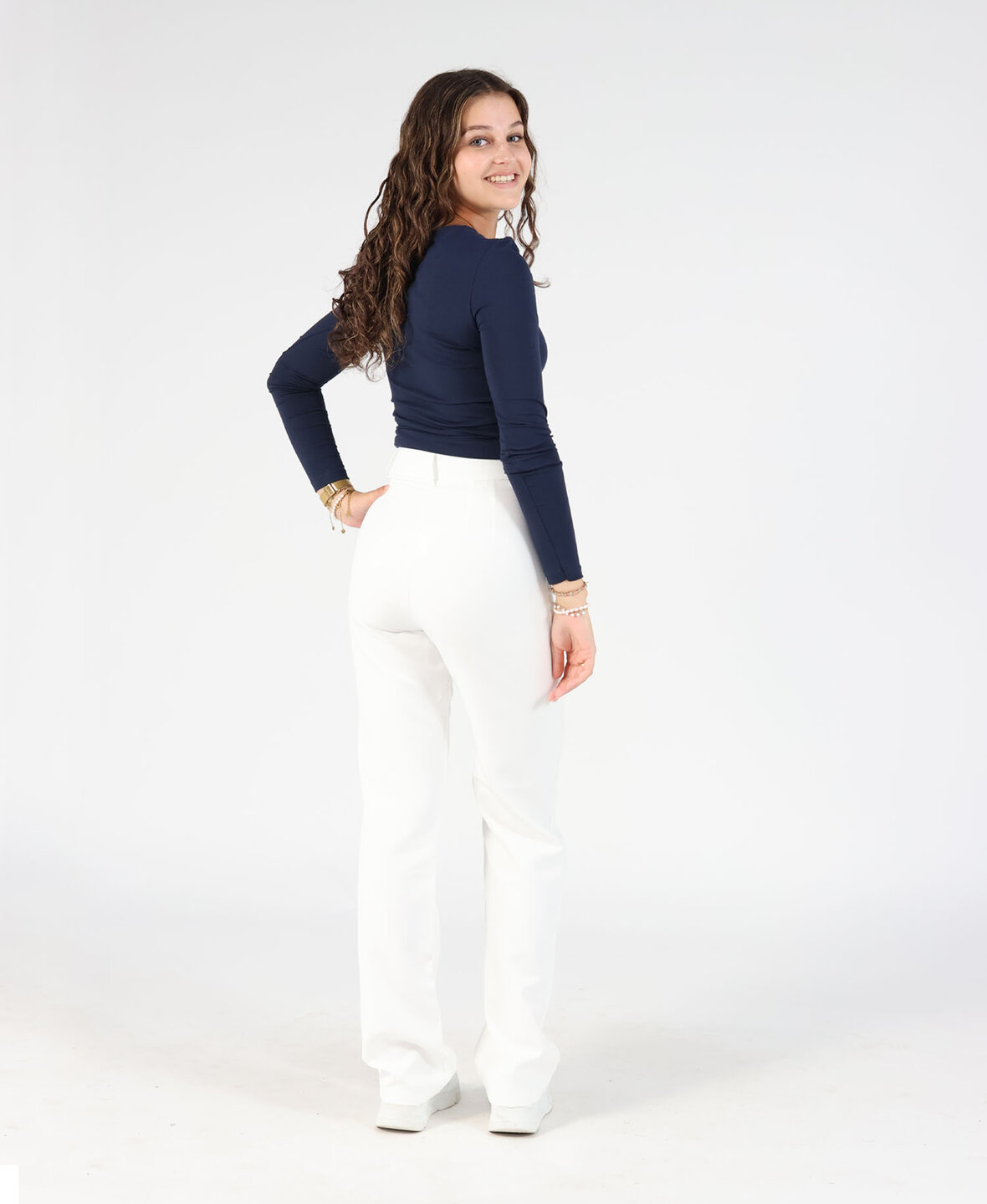 Sanne Pants White