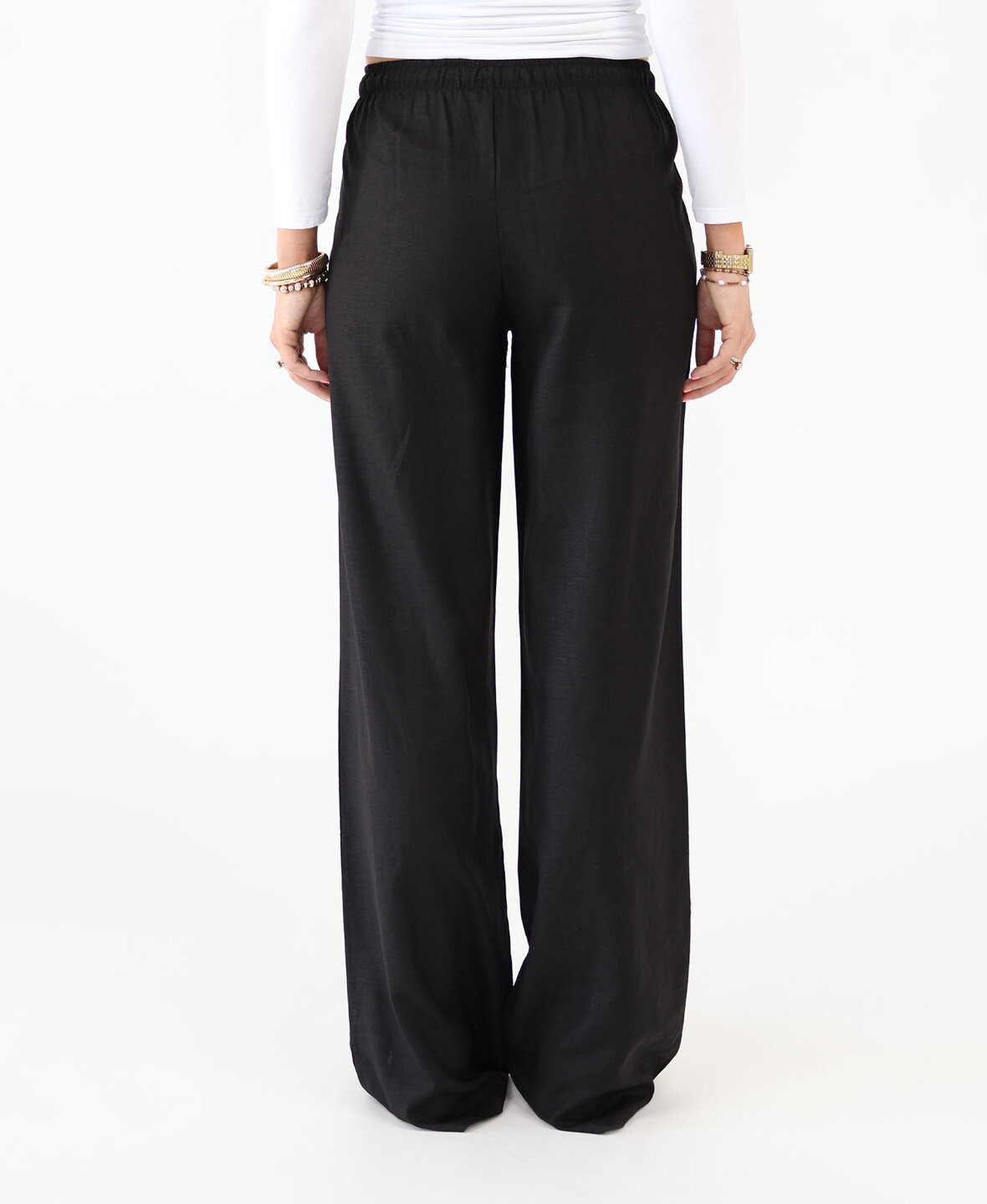 Linen Pants Black (TALL)