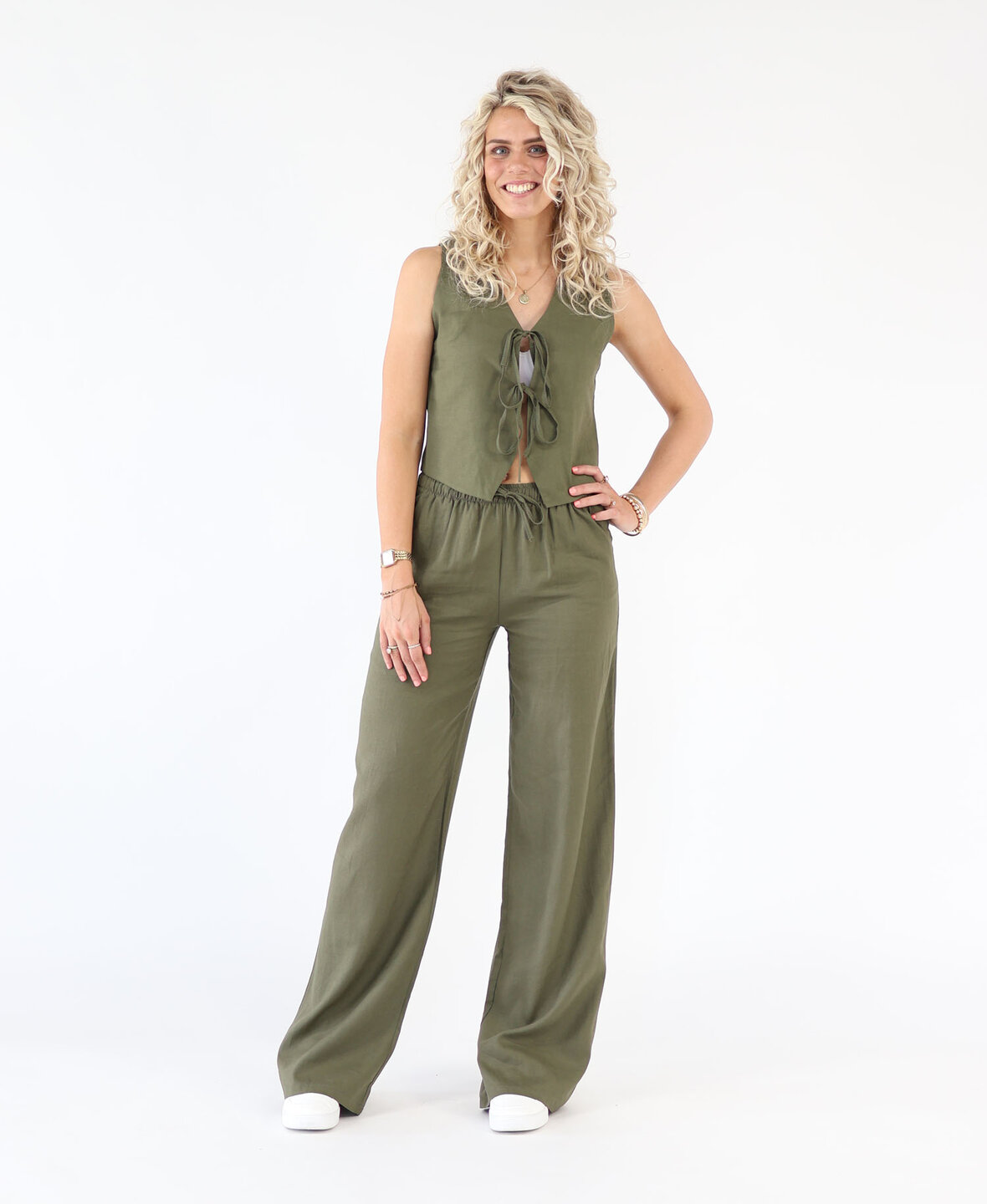 Linen Pants Khaki (TALL)