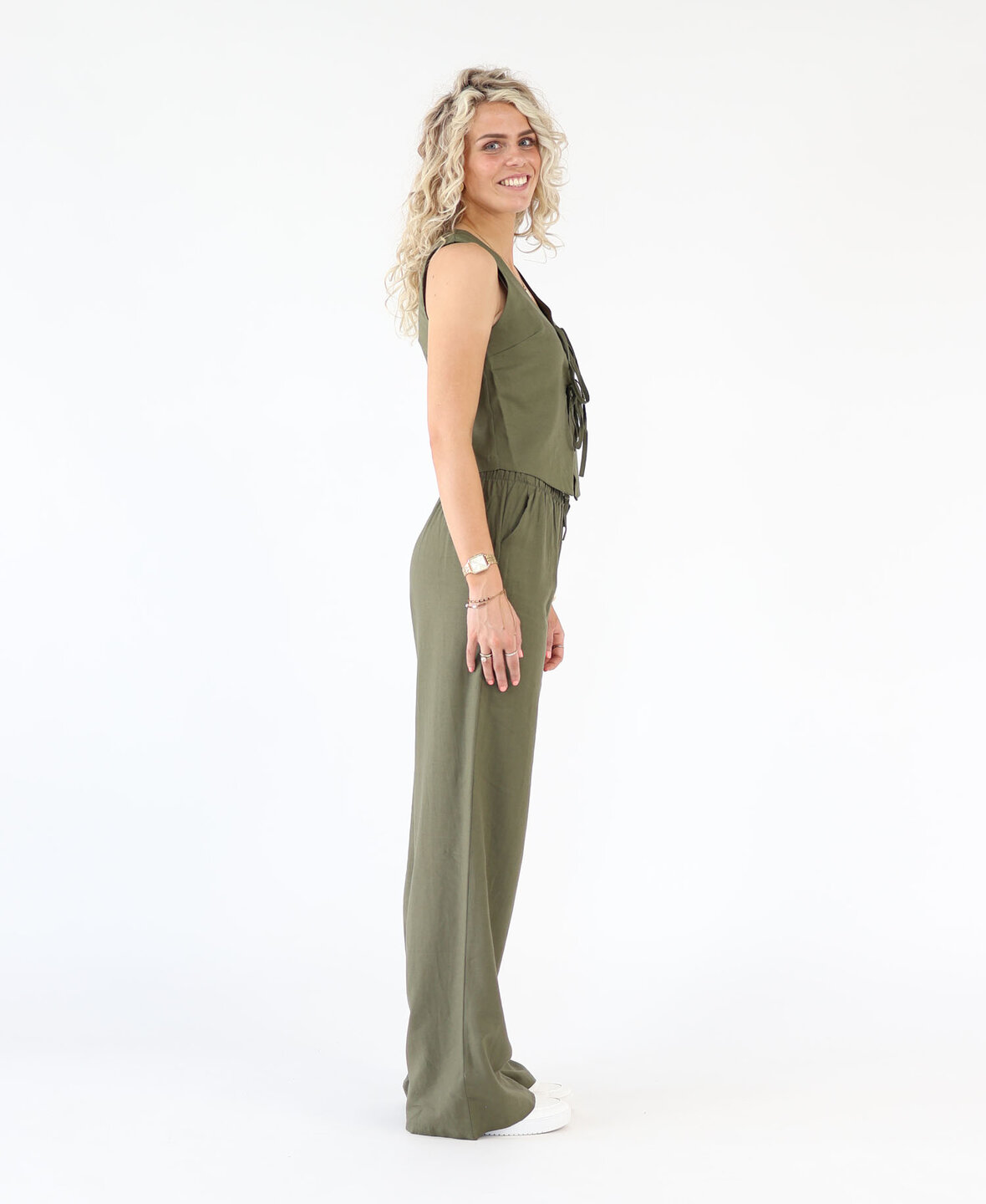 Linen Pants Khaki (TALL)