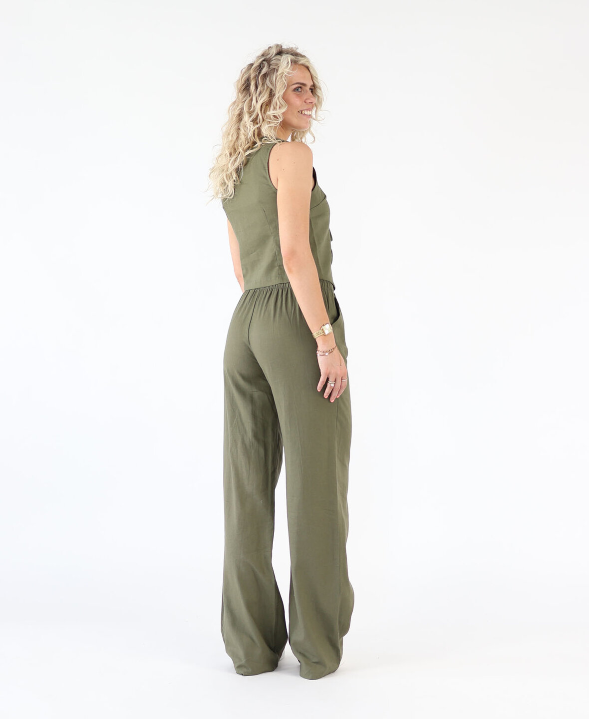 Linen Pants Khaki (TALL)