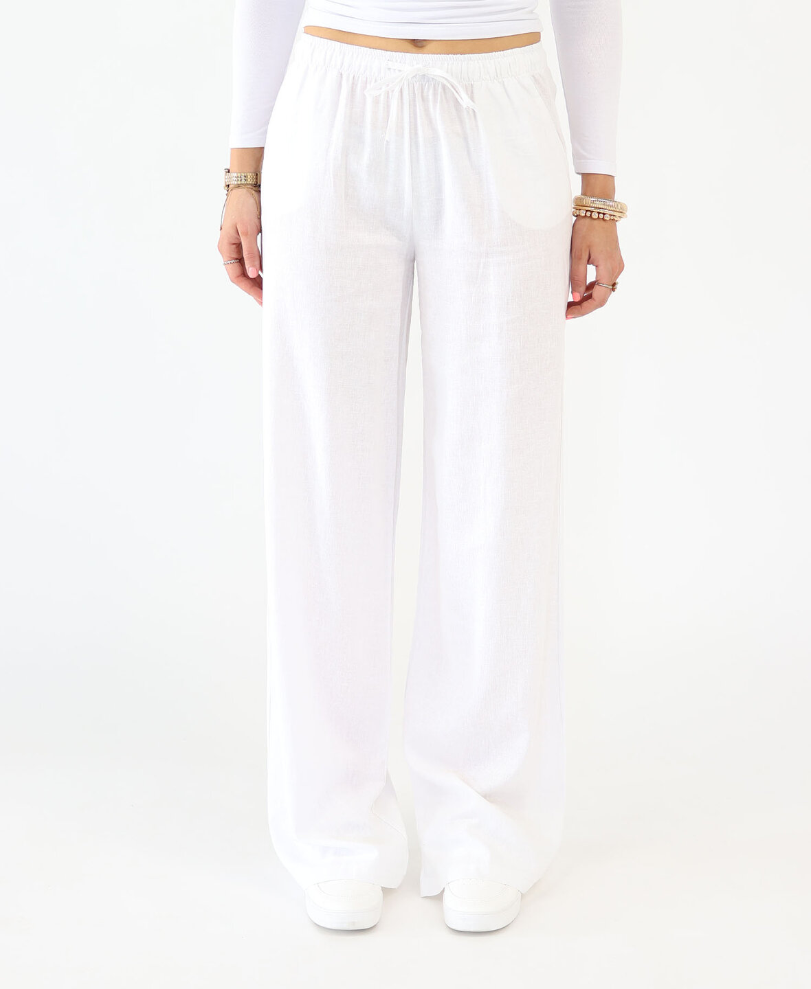 Linen Pants White (TALL)