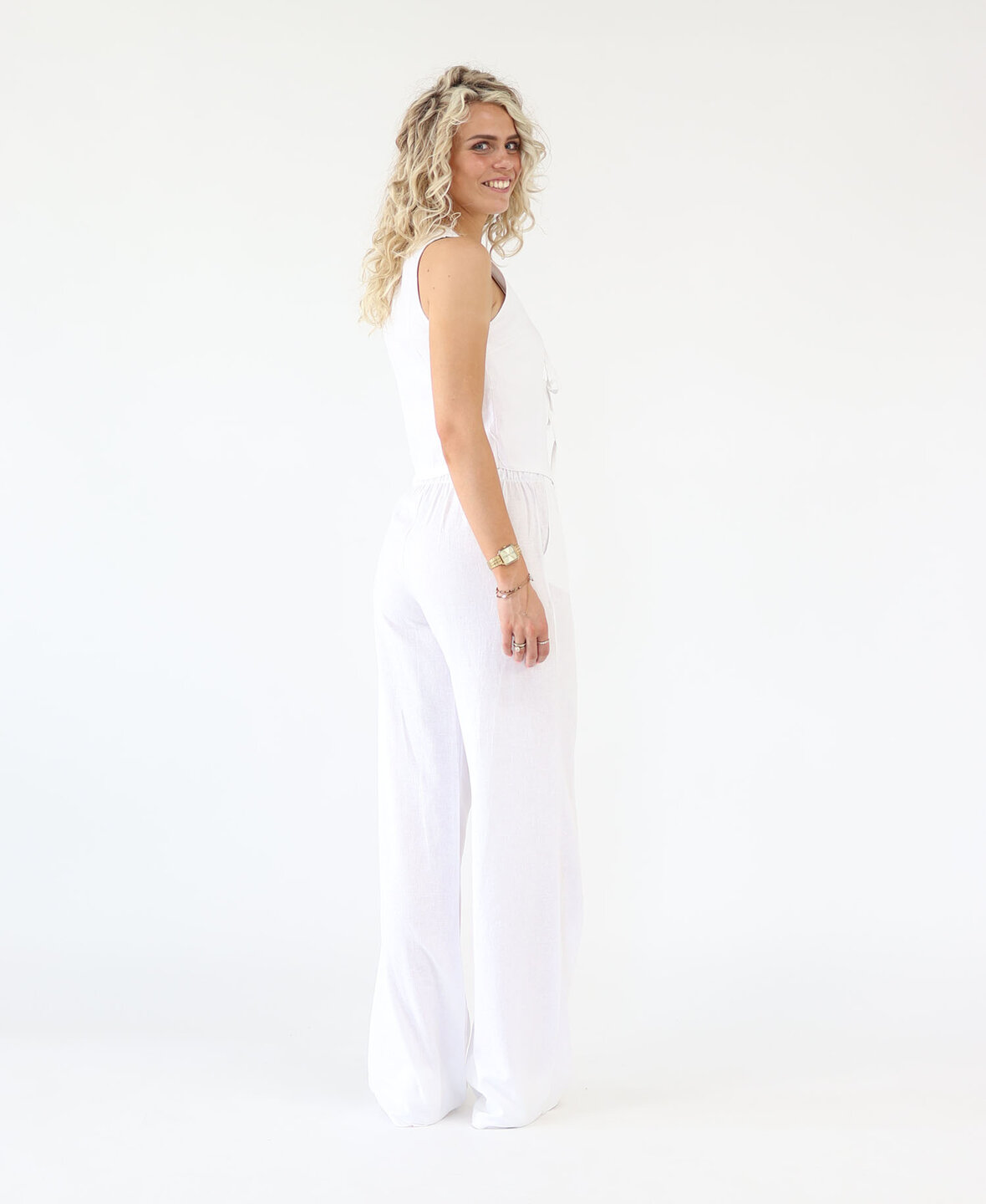 Linen Pants White (TALL)