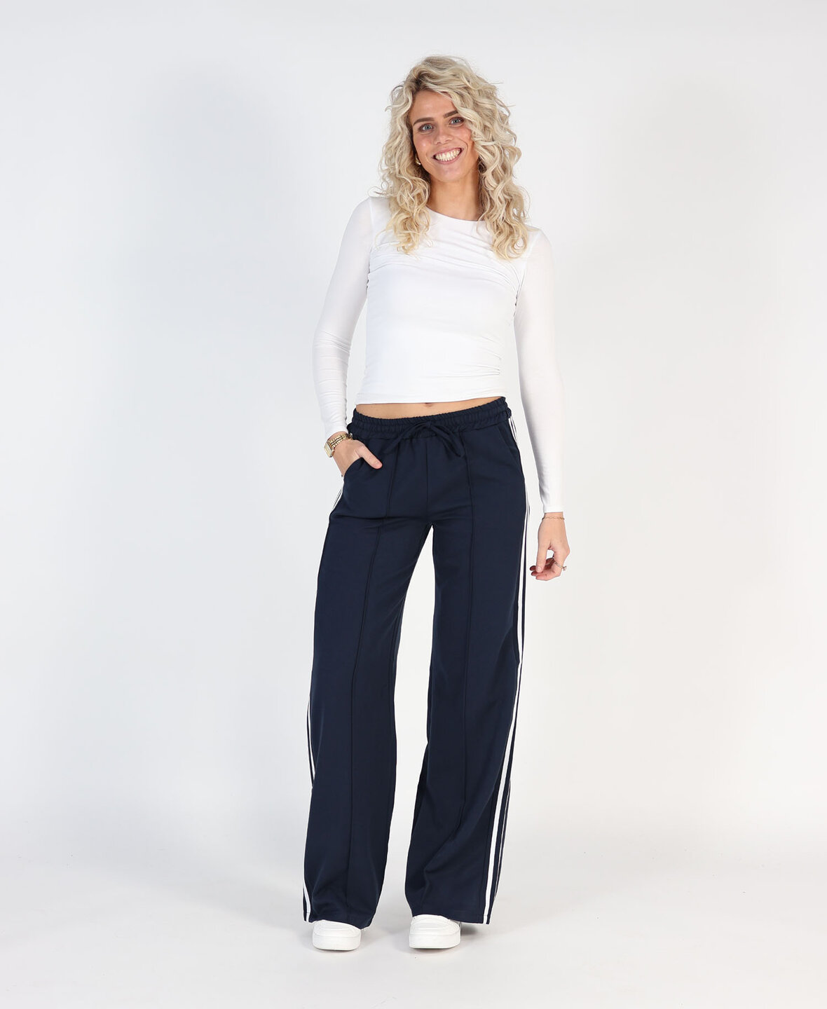 Striped Trackpants Navy Blue (TALL)