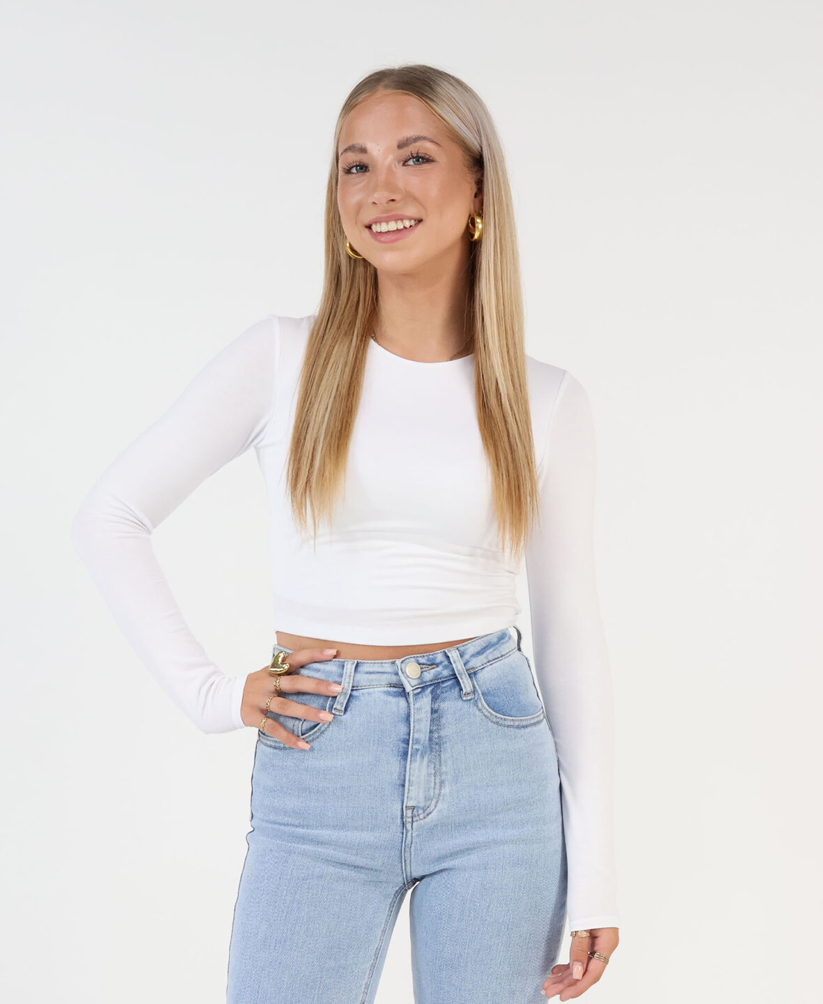 Leela Top White