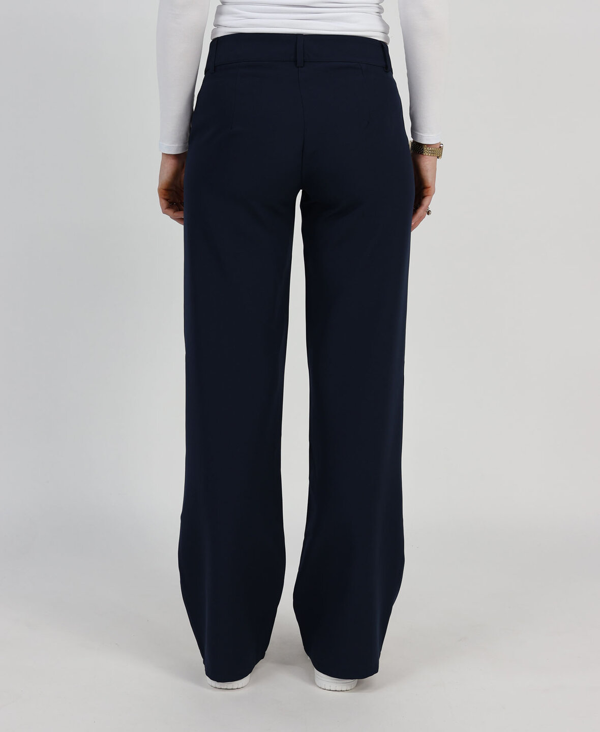 Low/Mid Waist Sanne Pants Navy Blue (TALL)