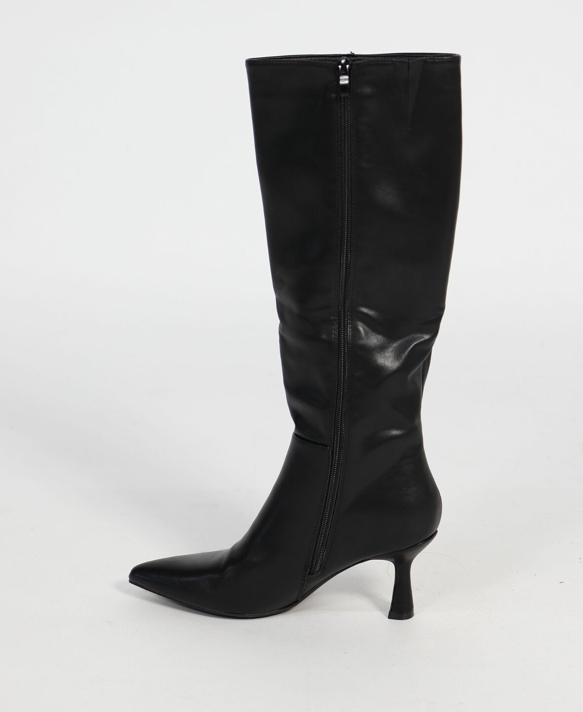 Kitten Heel Boots Black