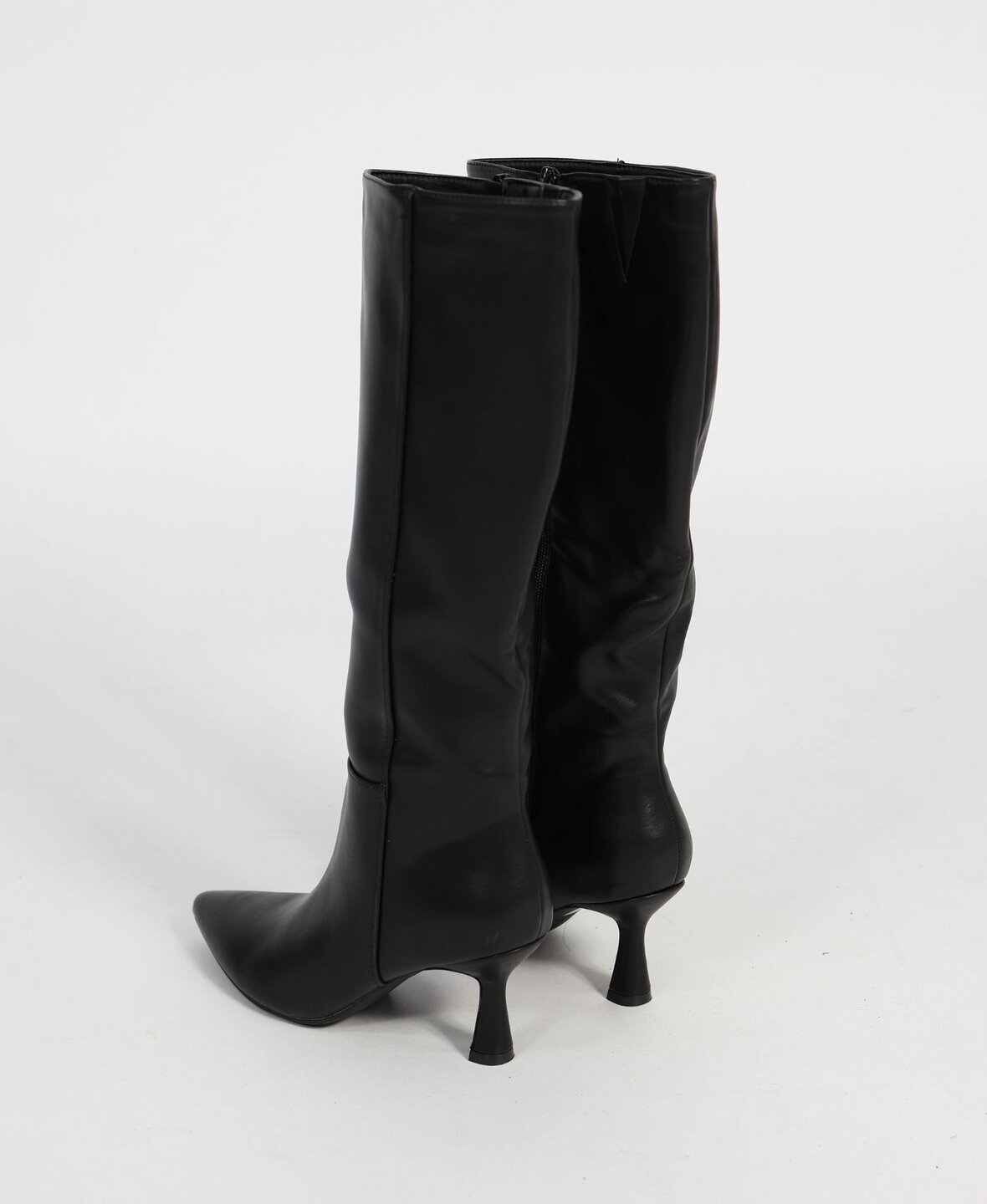 Kitten Heel Boots Black