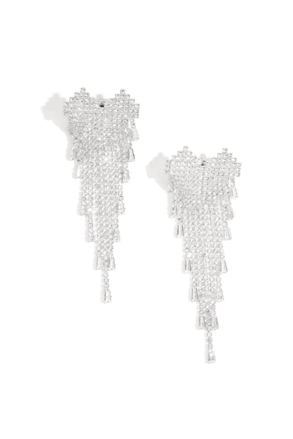 Glamor Heart Earrings Silver