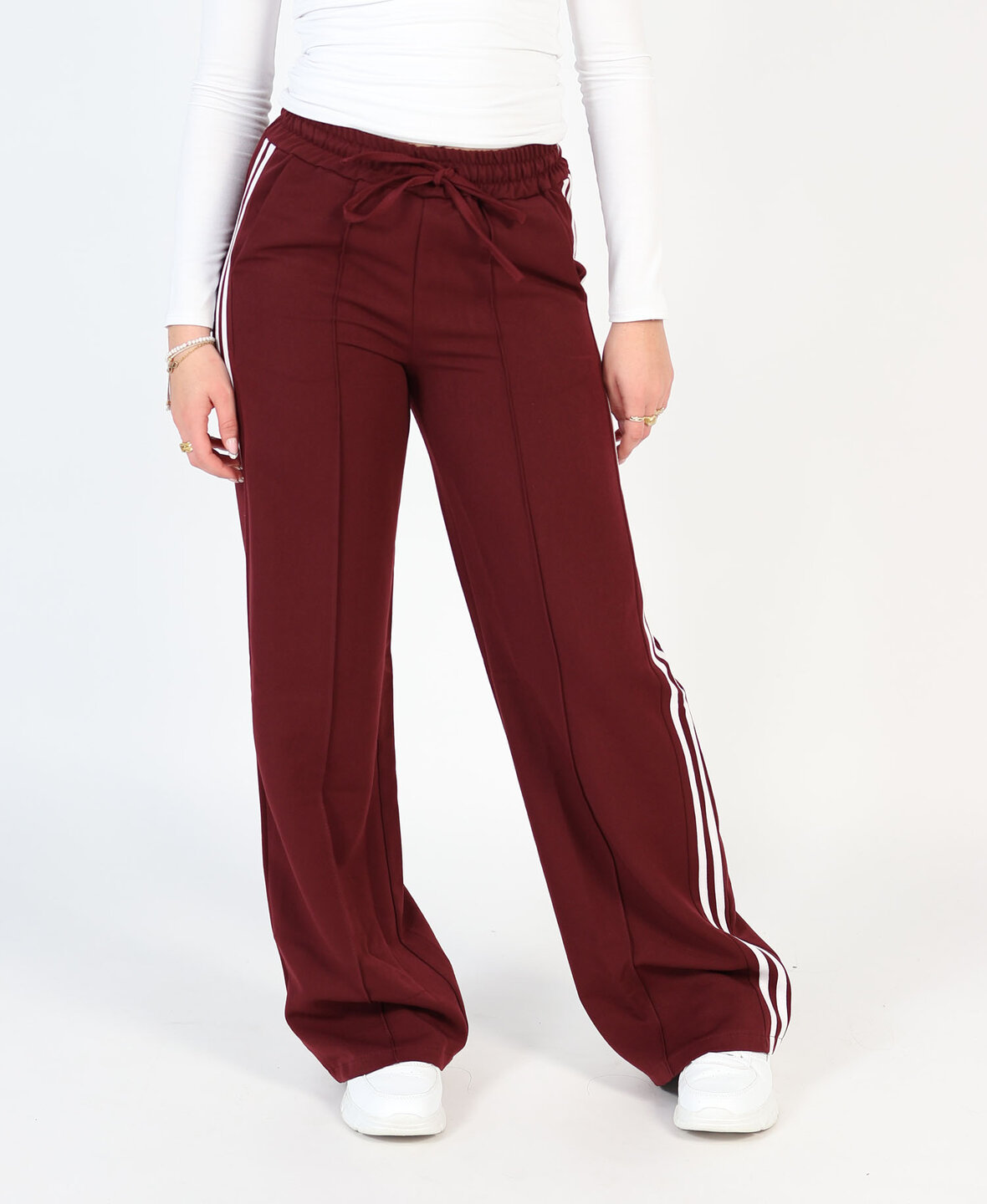 Striped Trackpants Burgundy (REGULAR)