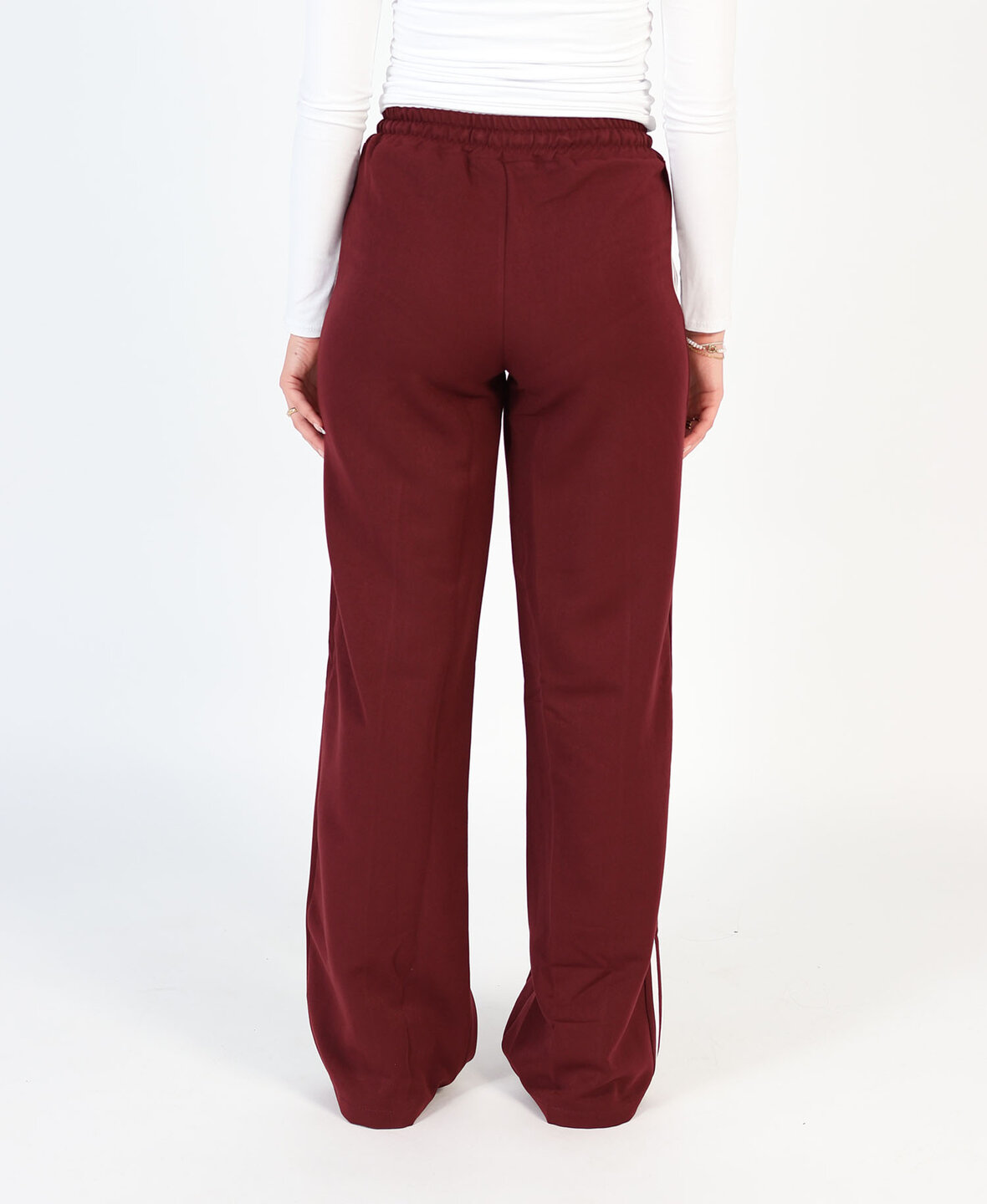 Striped Trackpants Burgundy (REGULAR)