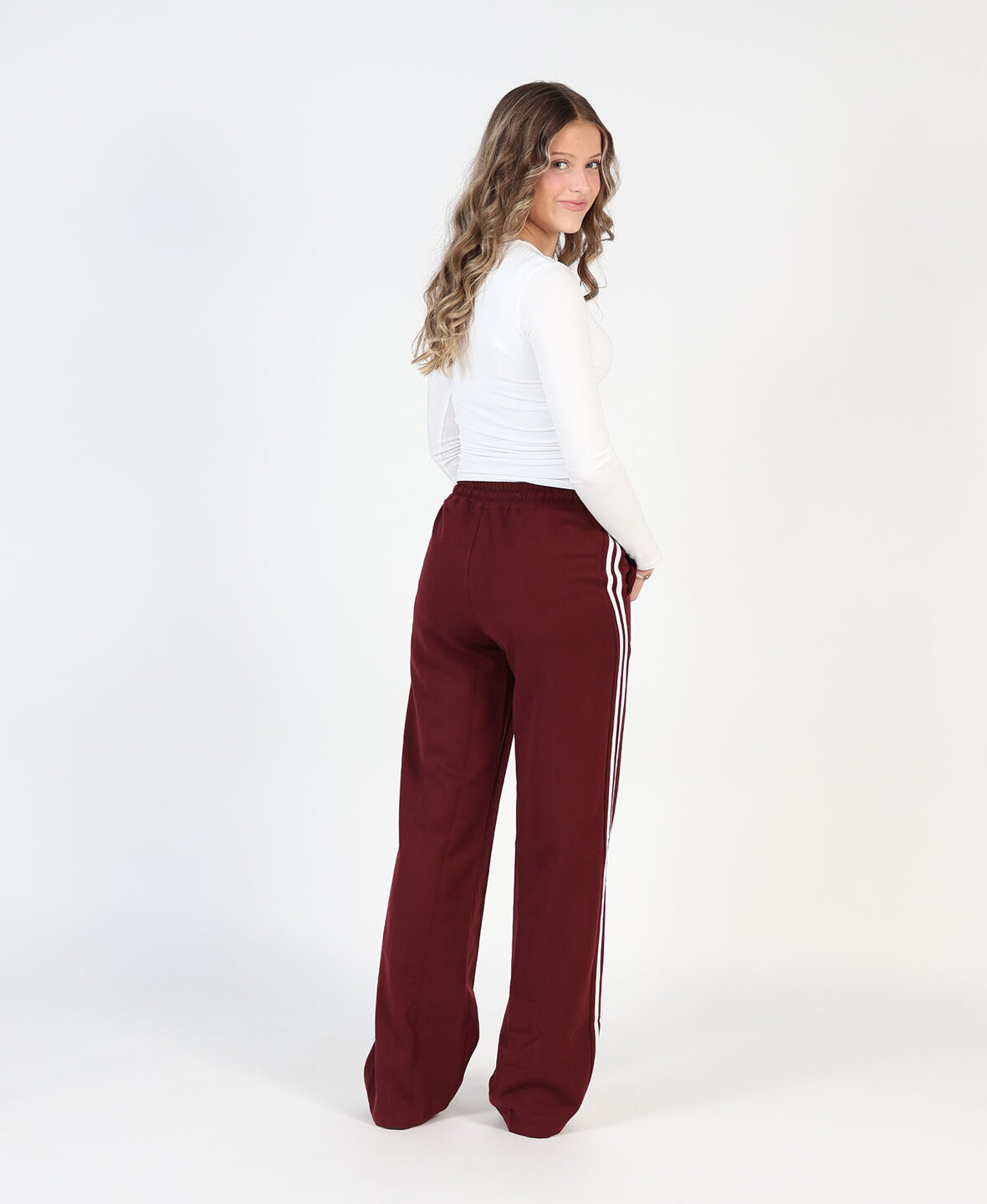 Striped Trackpants Burgundy (REGULAR)