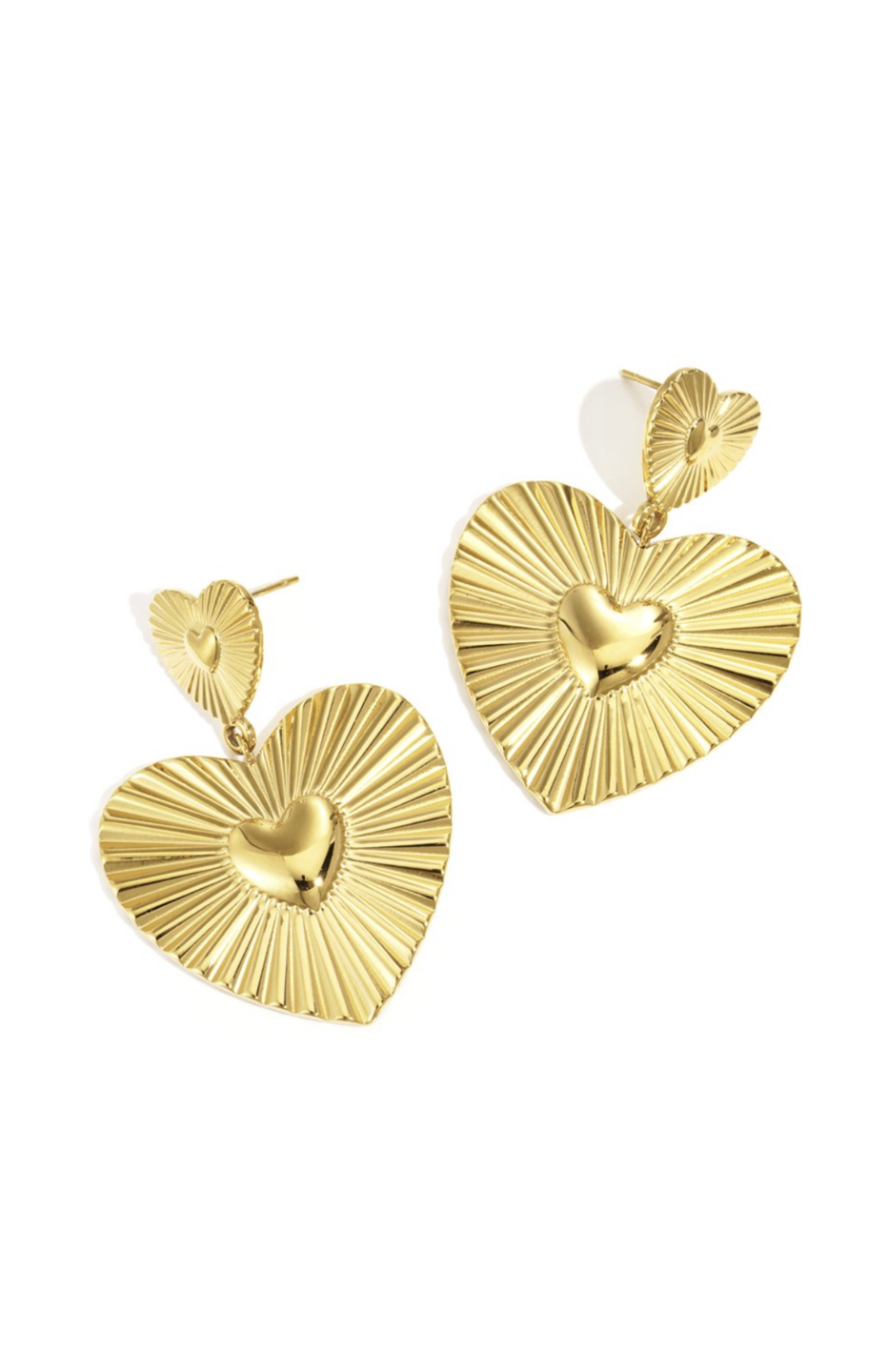 Sun-Kissed Love Earrings Gold