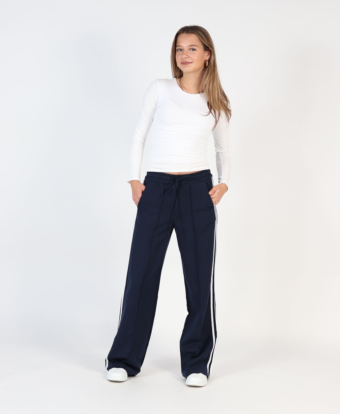 Striped Trackpants Navy Blue (REGULAR)