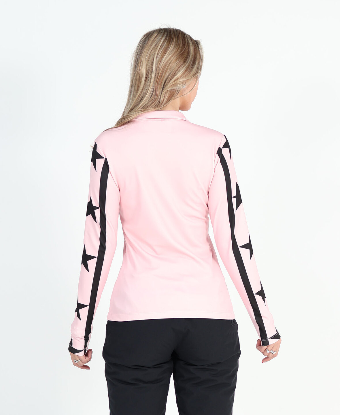 Stars Sleeve Pully Lightpink