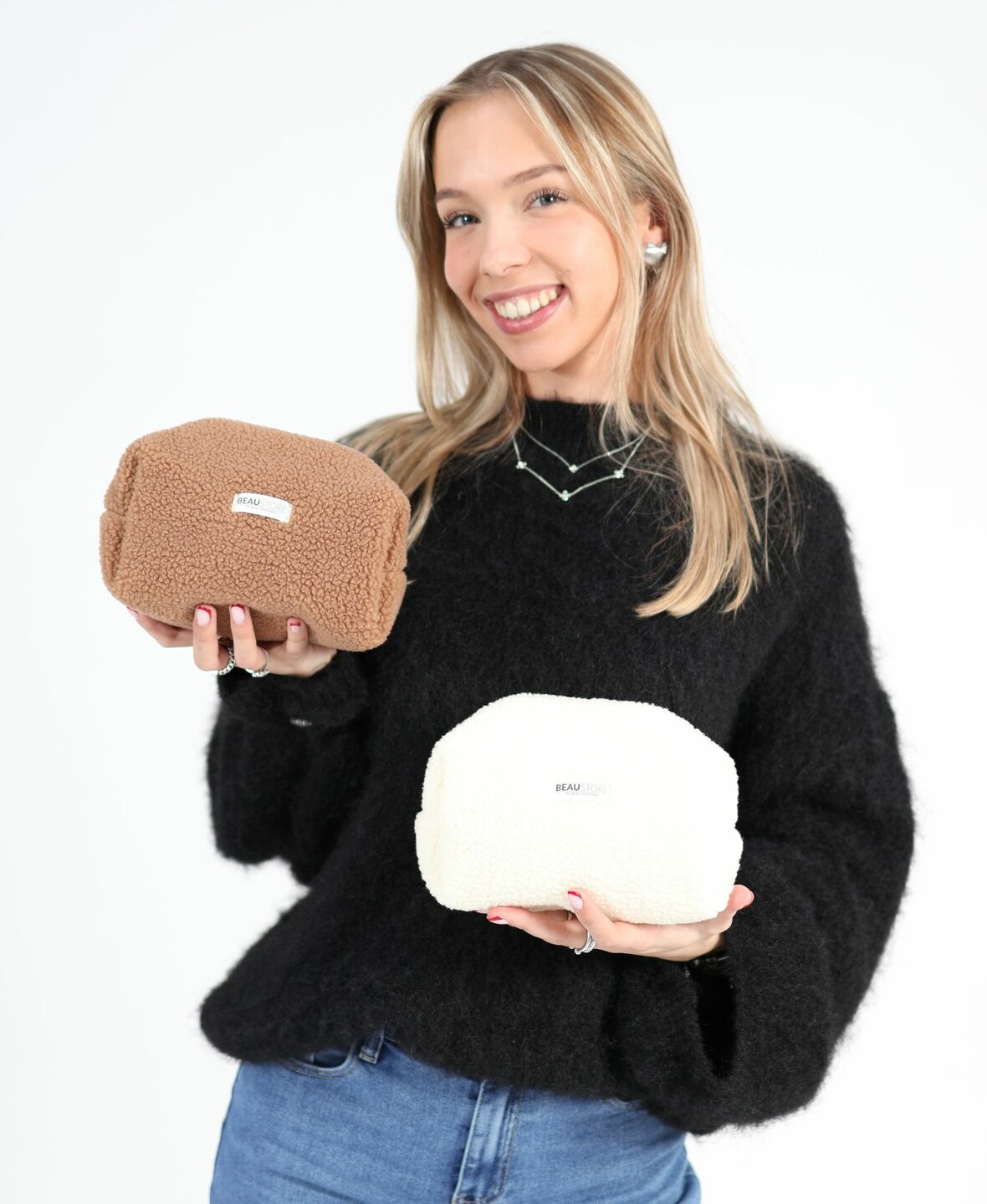 Teddy Toiletry Bag Cream