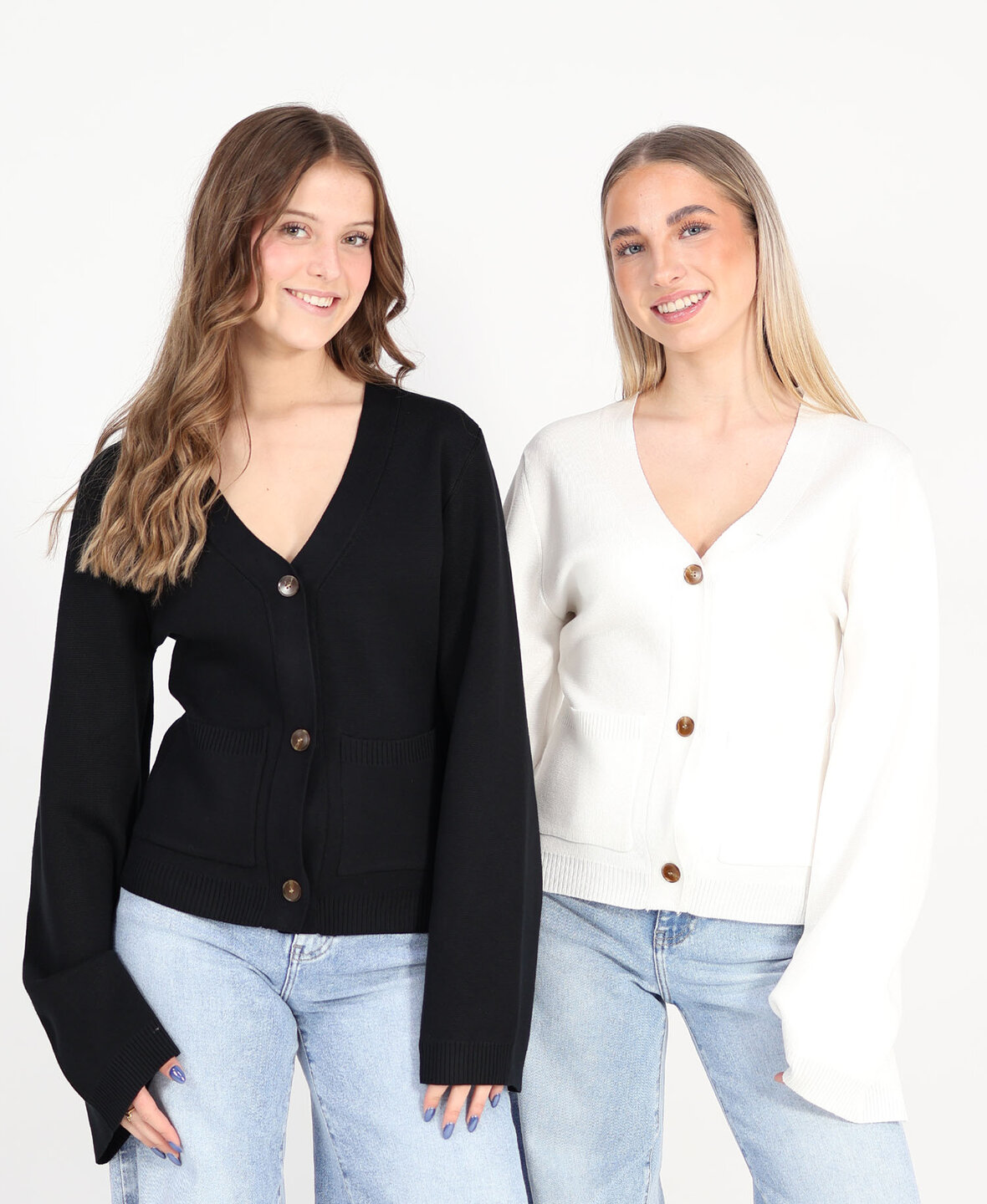 Knitted Cardigan Black