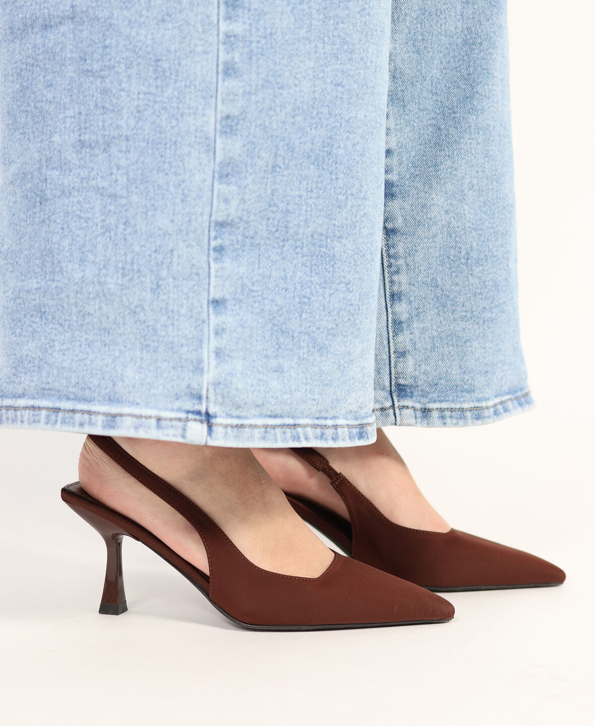 Slingback Hakken Choco