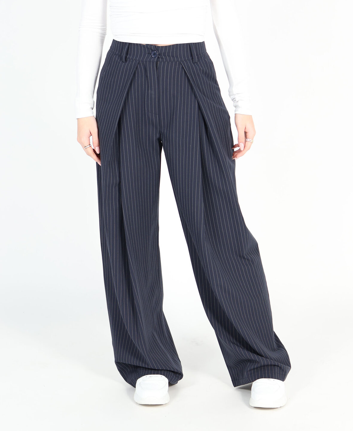 Barrel Pantalon Navy Blue (TALL)