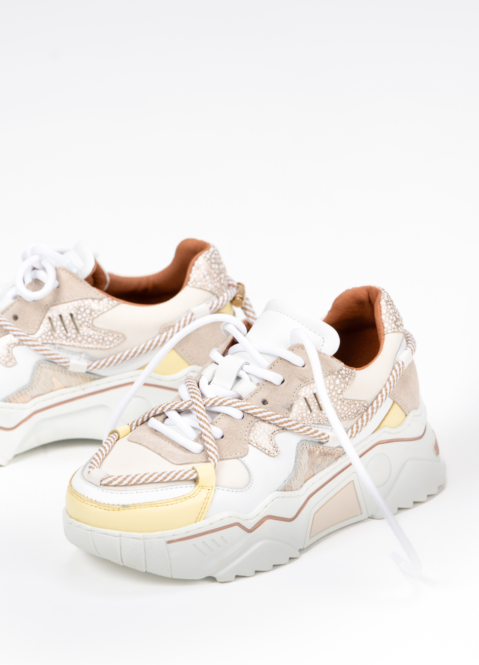 DWRS Jupiter Sneaker Leather Sand / Butter