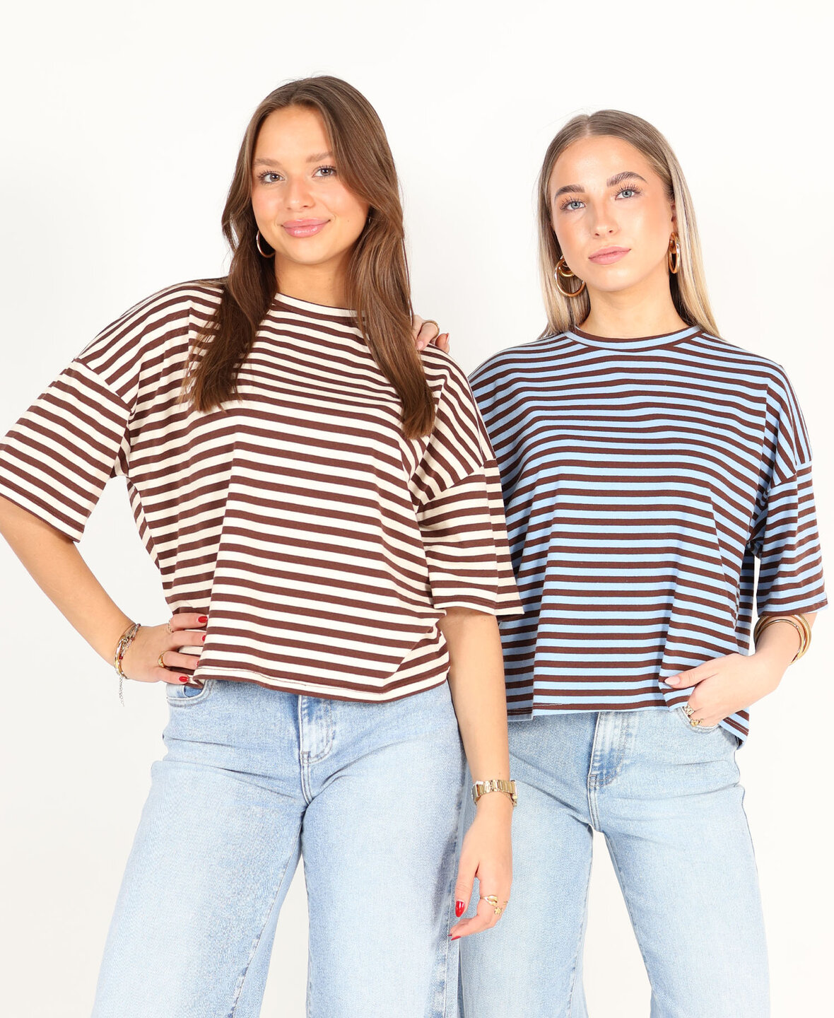 Oversized Tee Cr&egrave;me/Choco