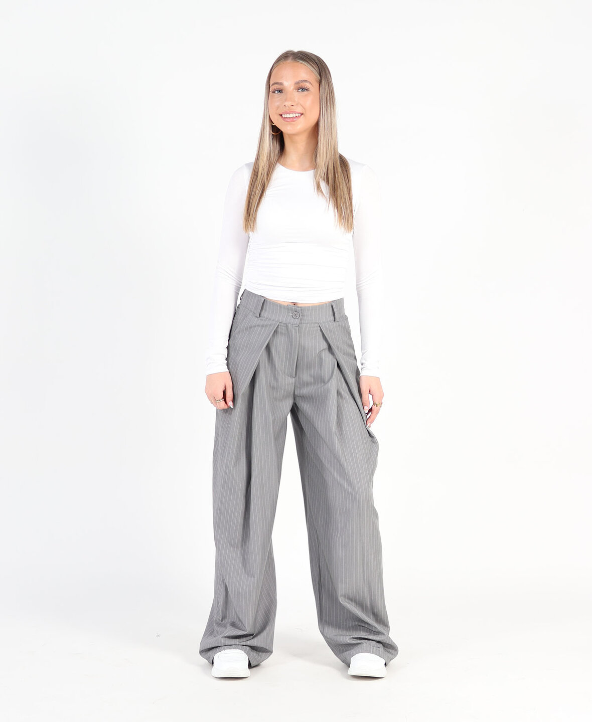 Barrel Pantalon Lightgrey (TALL)
