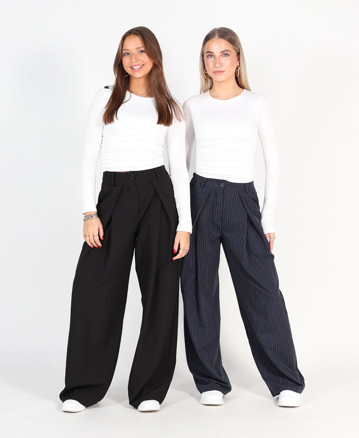 Barrel Pantalon Navy Blue (TALL)