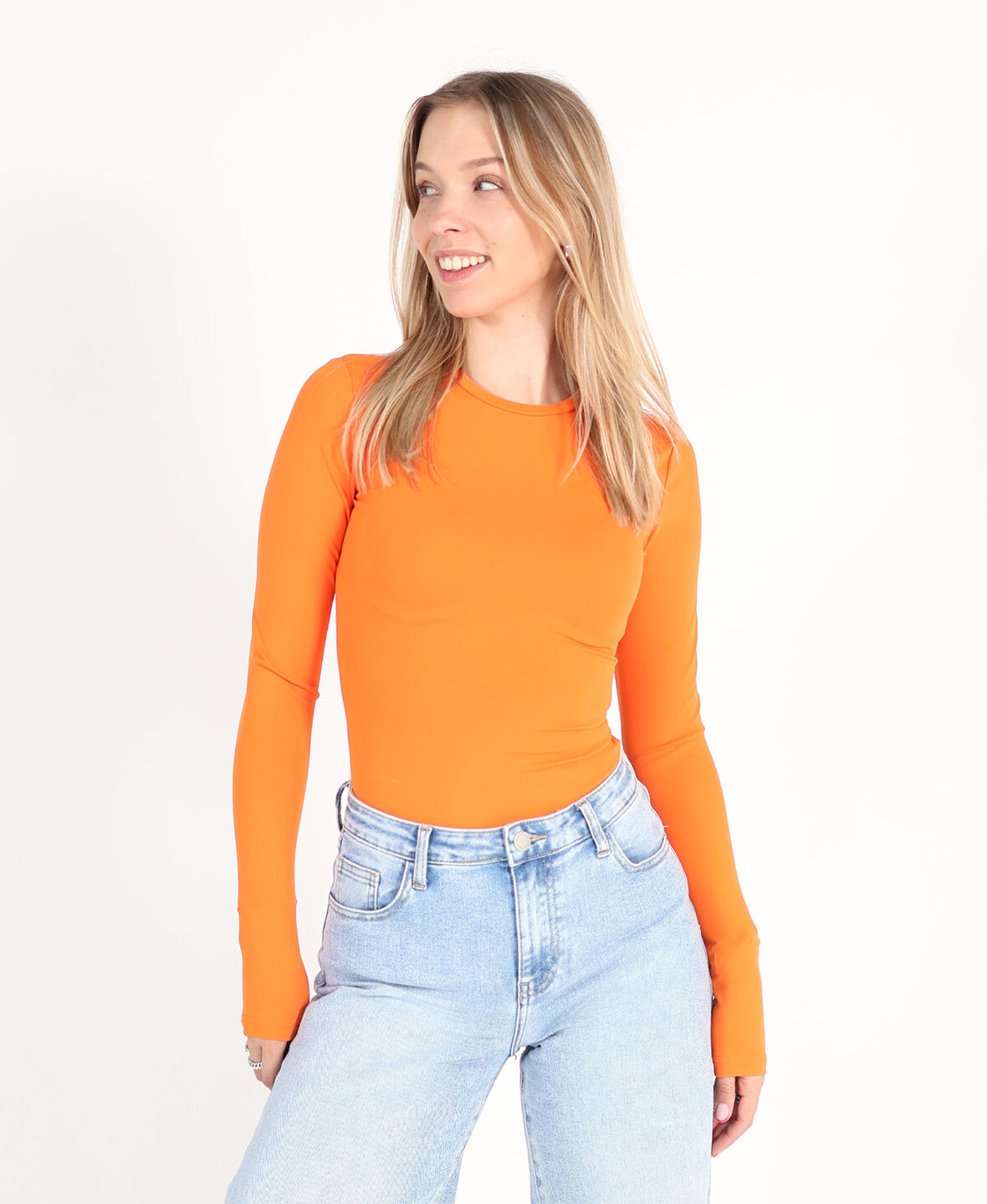 Basic Longsleeve Orange