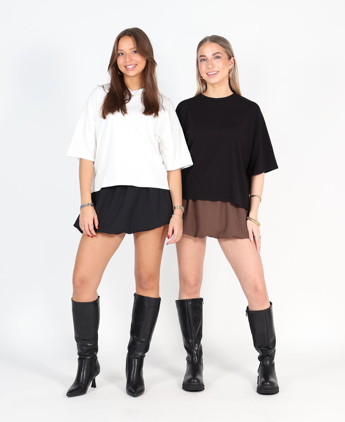 Balloon Skort Black
