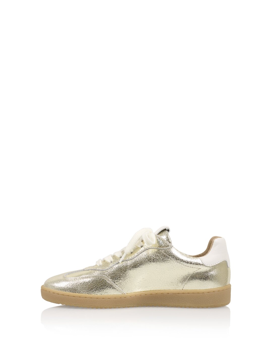 DWRS Poona Crackled Sneaker Leer Champagne