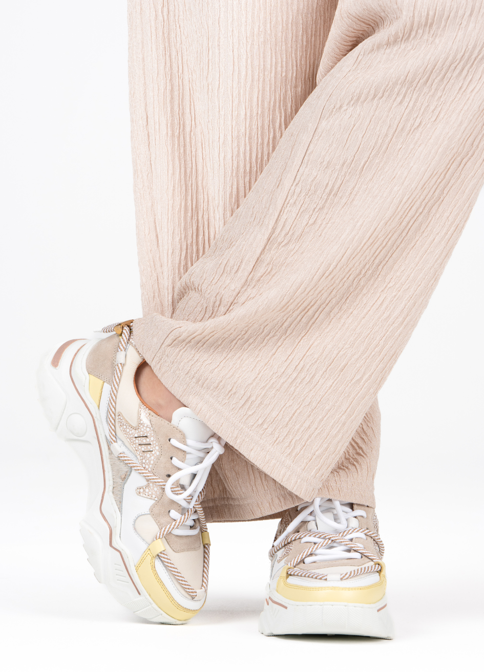 DWRS Jupiter Sneaker Leather Sand / Butter