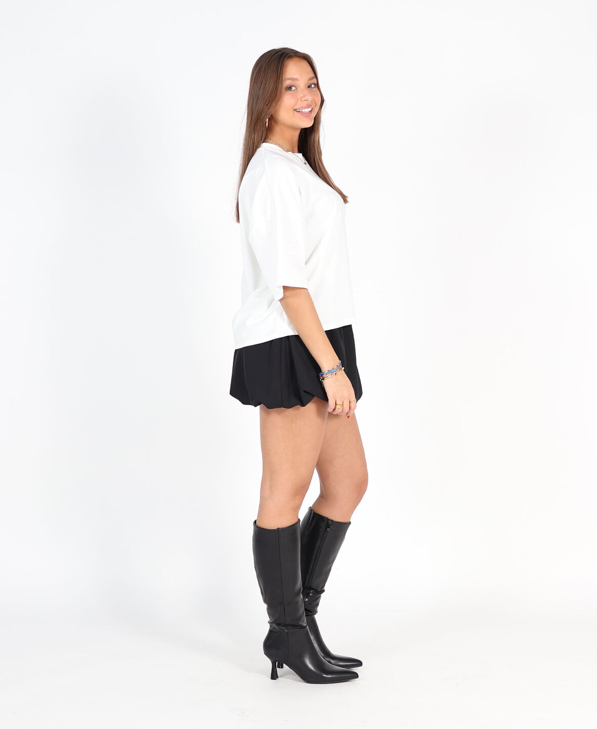 Balloon Skort Black